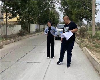 前往康店至趙溝進(jìn)行原始數(shù)據(jù)的采集、測量工作